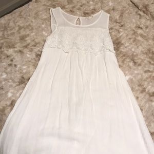 White lace dress